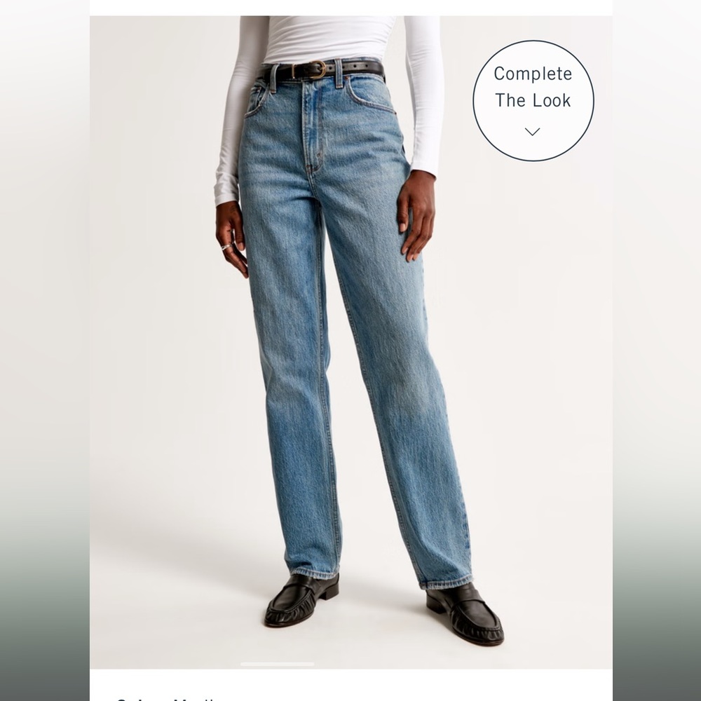 Abercrombie 90’s ultra high rise Jeans